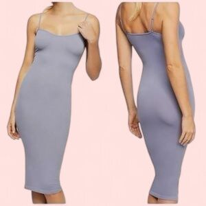 Free People Intimately Tea Length Seamless Slip Dress